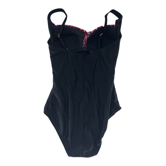 Emerald Bay Printed One Piece Swimsuit Size 8 - Picture 3 of 4